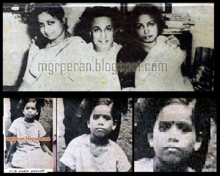 MGR - three wives Thangamani, Sadanandavati, Janaki